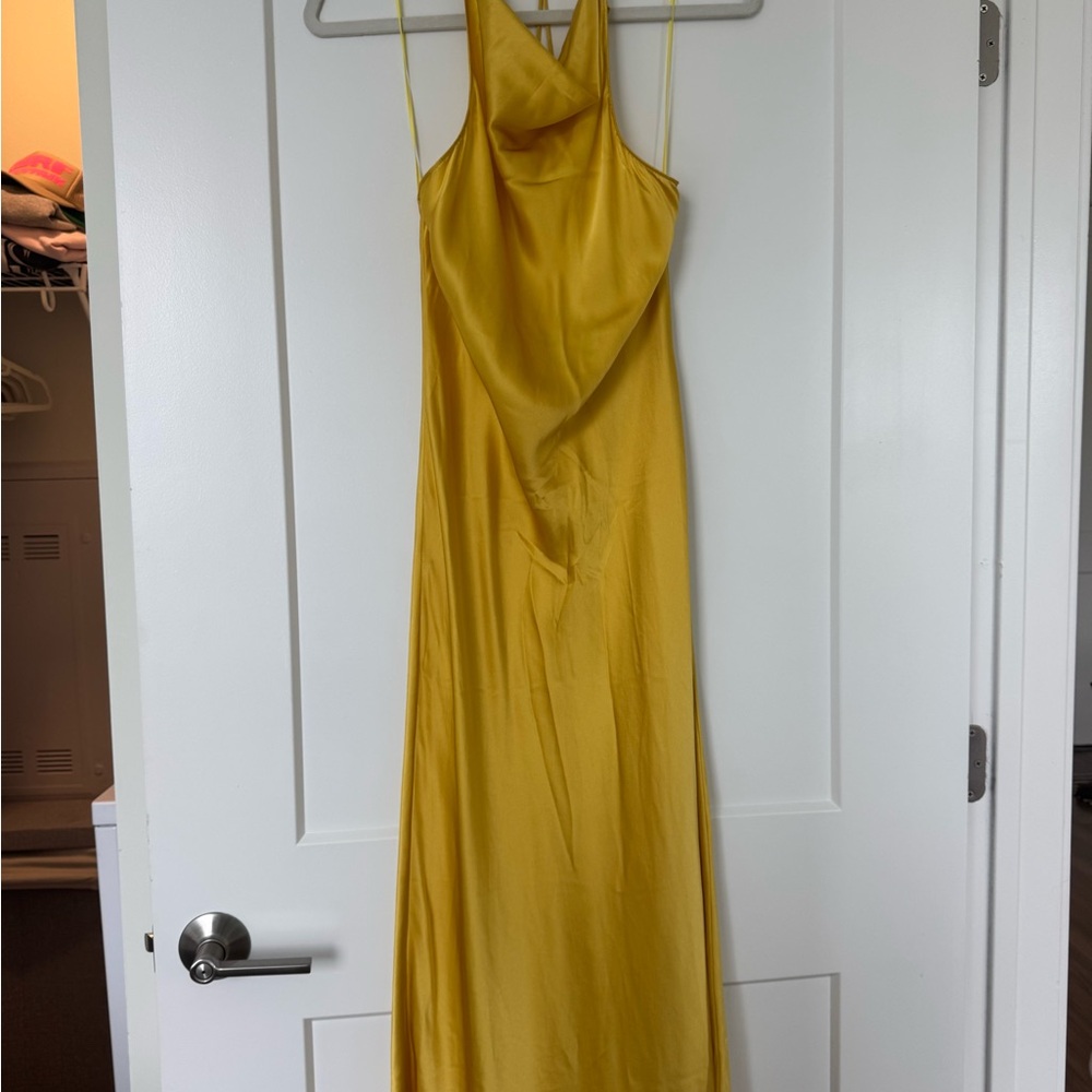 NWT Amanda Uprichard Yellow Dress